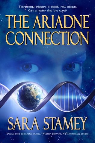 The ARIADNE CONNECTION by Sara Stamey, a SciFi Thriller set in Greece