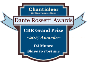 Dante Rossetti Grand Prize Badge for Slave to Fortune