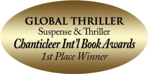Global Thrillers Gold Foil Book Sticker Image