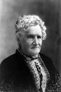 Esther Morris "to pettifoggers she showed no mercy." Wyoming Tribune 