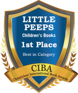 Little Peeps 1st Place Best in Category Blue and Gold Badge Image