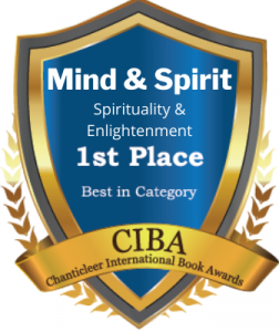 Blue and Gold First Place Winner Badge for Mind & Spirit Awards