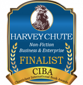 Blue and Gold Harvey Chute Finalist Badge