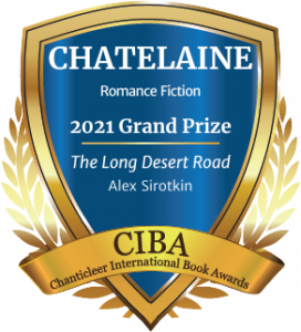 The Long Desert Road Chatelaine Grand Prize Award Badge