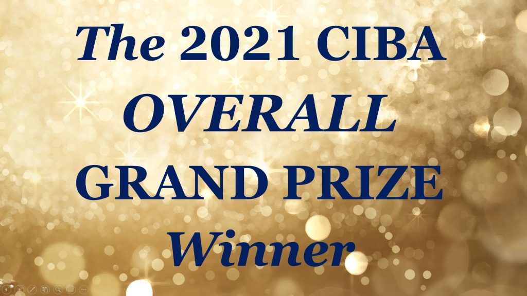 The 2021 CIBA Overall Grand Prize Winner