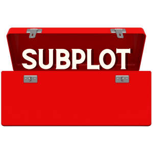 A red toolbox holding the word SUBPLOT