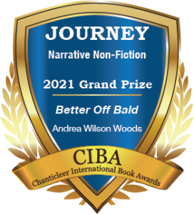 Journey Grand Prize Badge for Better Off Bald by Andrea Wilson Woods