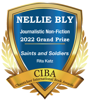 The Nellie Bly Grand Prize Badge for Rita Katz and her book Saints and Soldiers