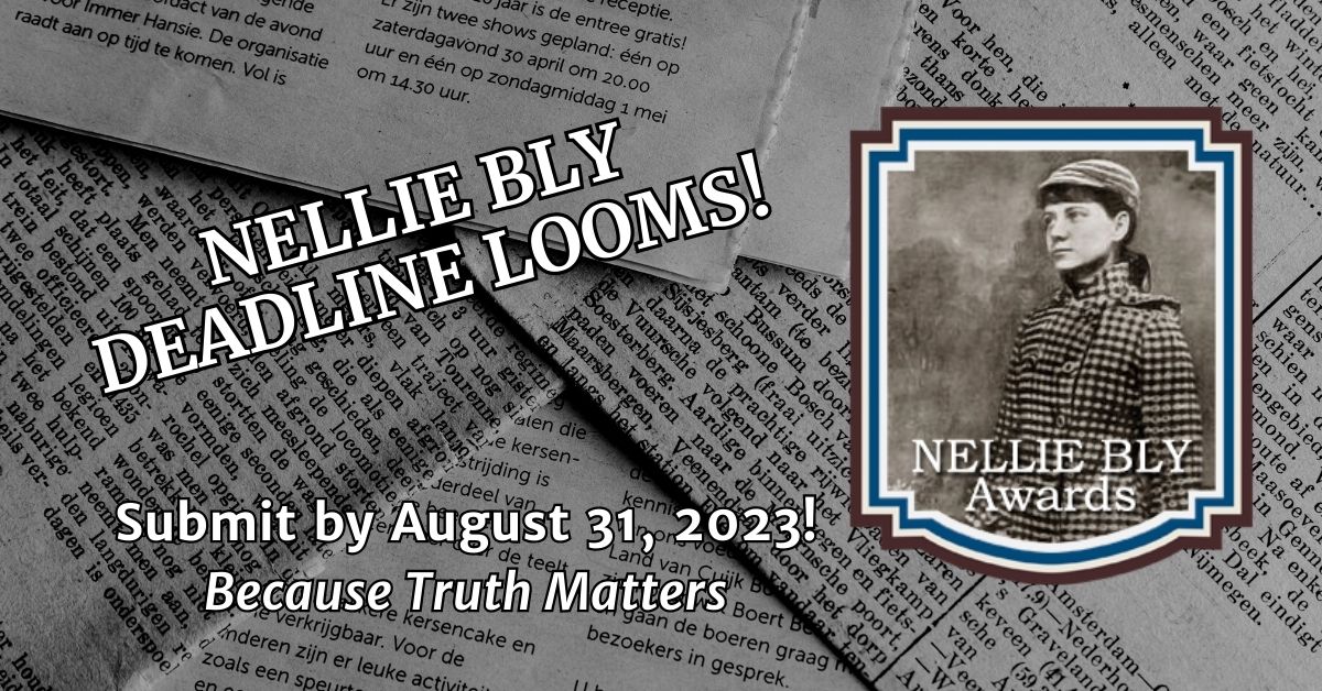 Spotlight on the 2023 Nellie Bly Book Awards celebrating Journalistic Non-Fiction