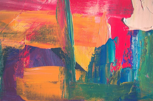 A Canvas covered with color