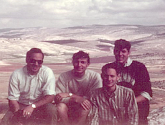 Newly arrived in Israel 1966 (Michael J. Cooper in middle)