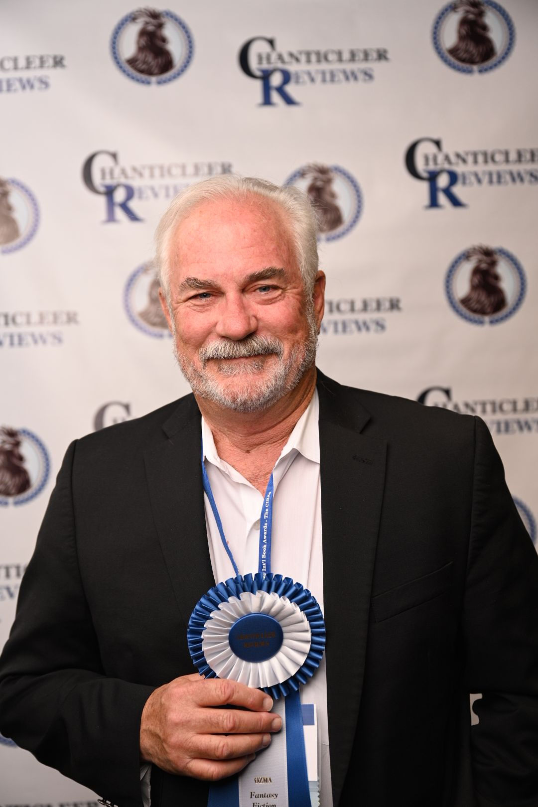 Steven Michael Beck and his blue ribbon!