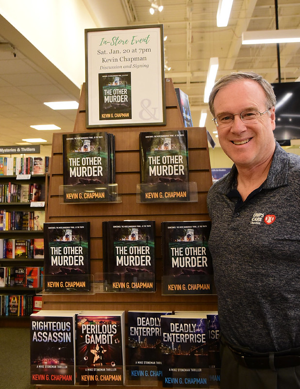 Kevin G Chapman, Barnes and Noble, Book display, The Other Murder