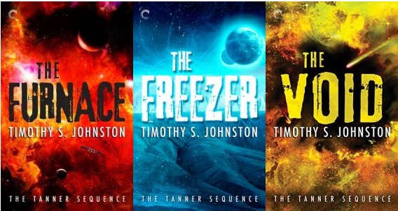 Books 1-3 of the Tanner Sequence in order, The Furnance, The Freezer, and The Void