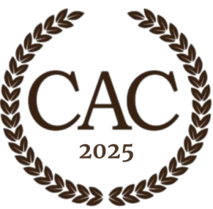 A Wreath with the words "CAC 2025" on it to celebrate the Chanticleer Author's Conference!