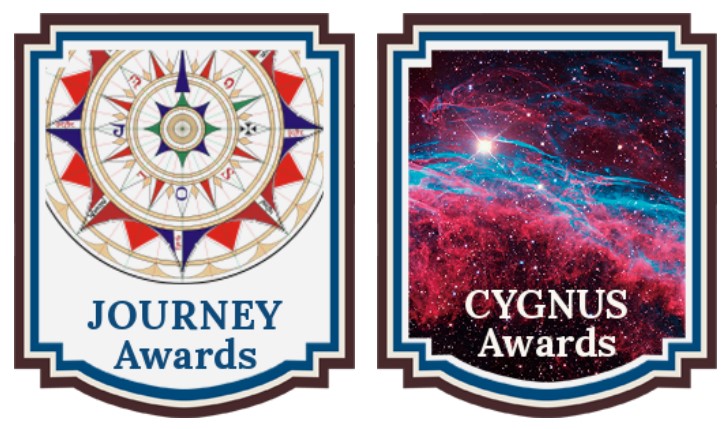 The Journey and Cygnus Award Badges