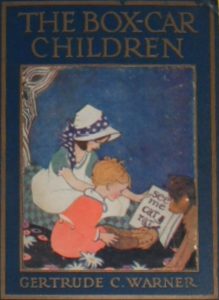 The original cover of the Boxcar Children by Gertrude Warner