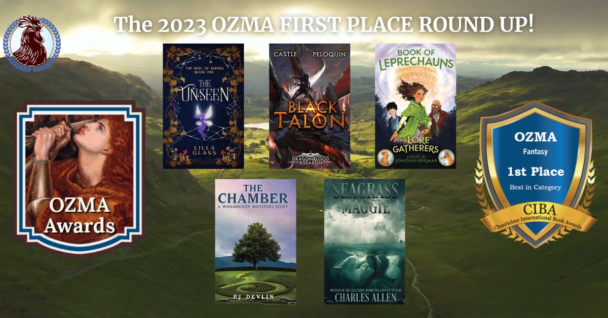 The Ozma Fantasy Fiction Awards Round Up for the 2023 First Place Winners!