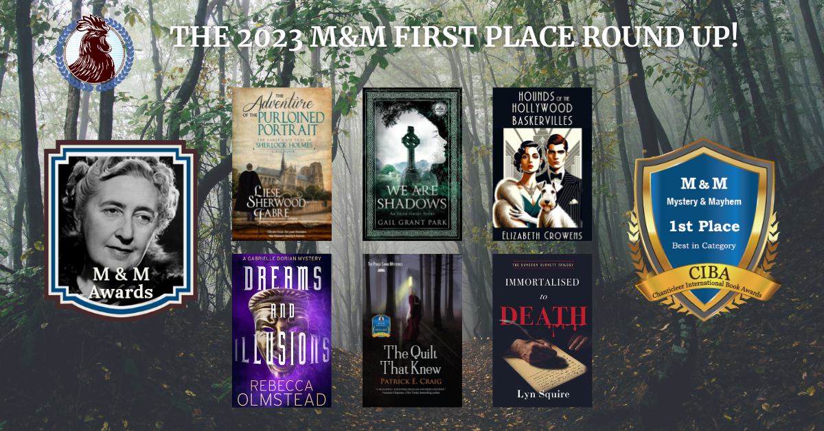 The 2023 M&M Awards First Place Roundup for Cozy and Not-so-Cozy Mysteries!