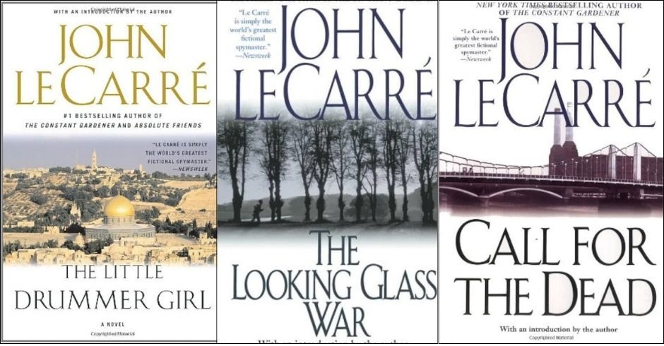John LeCarre, The Looking Glass WAr, The Drummer Girl, Call for the Dead, Black, White, Landscape, Trees, Bridge