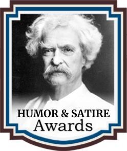 CIBA, Humor & Satire, Awards, Mark Twain, Blue, Brown, black, white