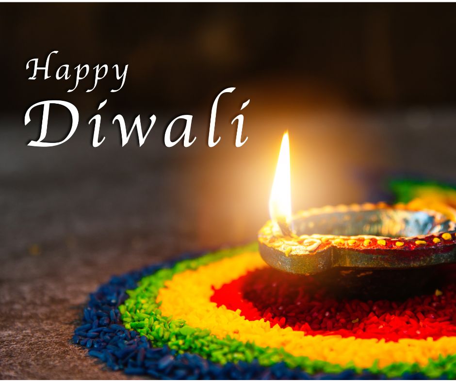 Diwali, rainbow, flame, lantern