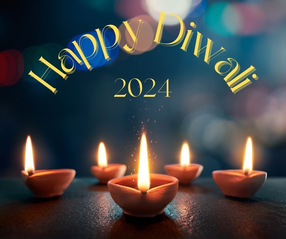 lights, lanterns, flames, Happy Diwali, 2024