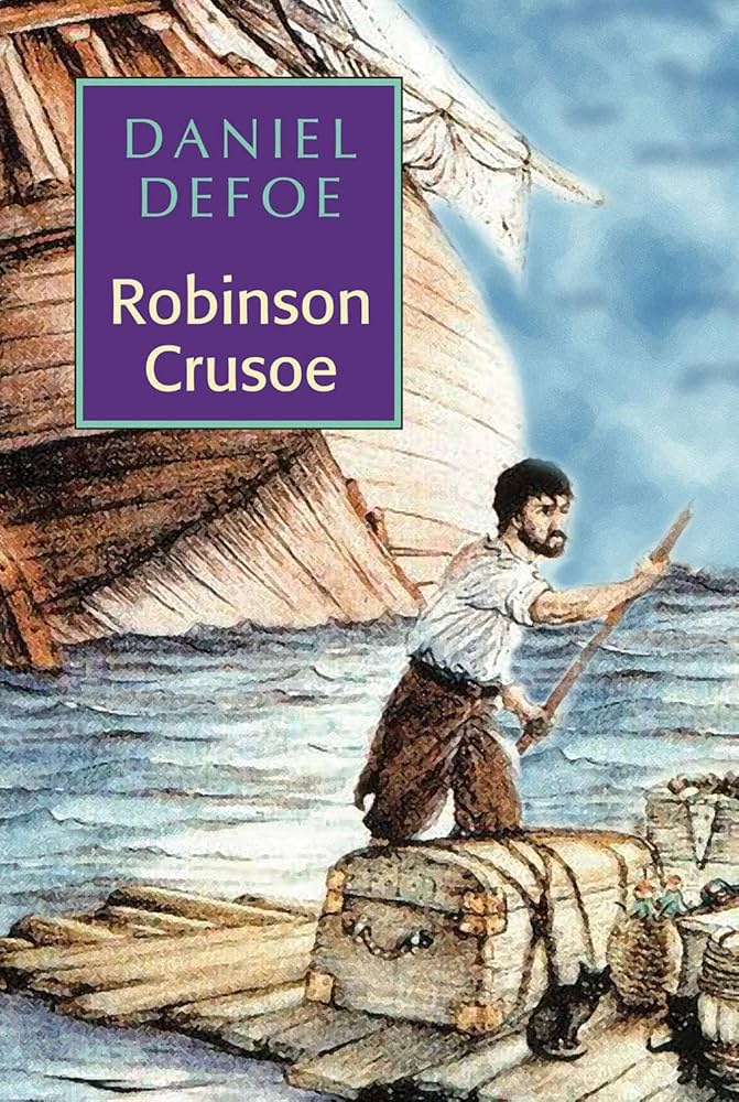 Robinson Crusoe, book cover