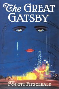 The Great Gatsby, F. Scott Fitzgerald, mouth, tear, eyes, blue