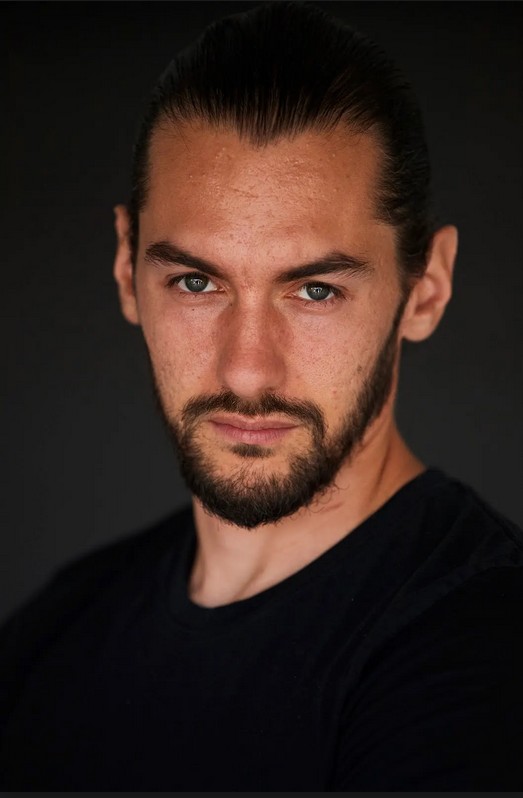 beard, man, brows, glare