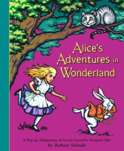 Alice in Wonderland, white, rabbit, tree, lewis caroll, purple, running