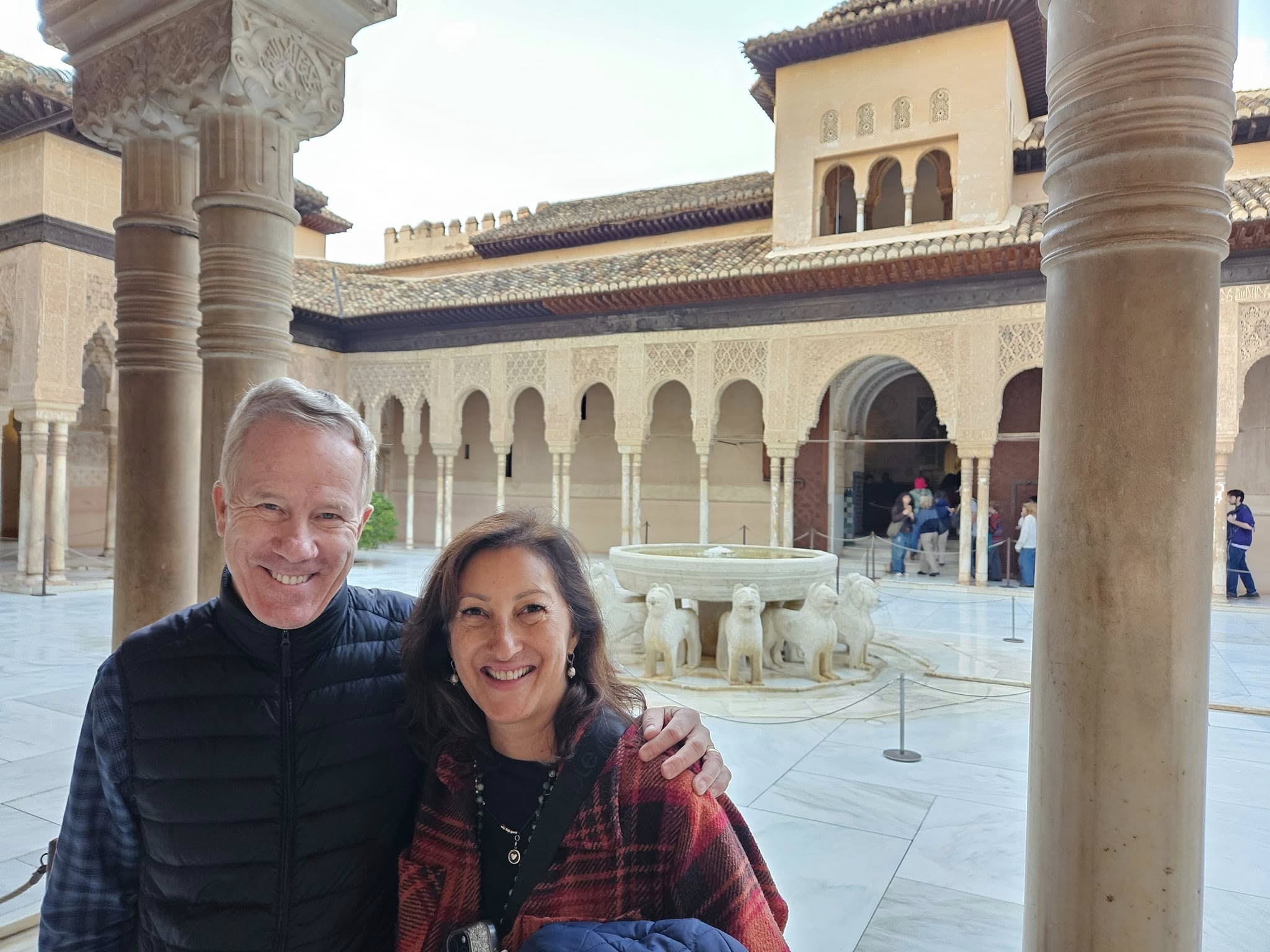 Rick Steinke, wife, woman, man, Spain