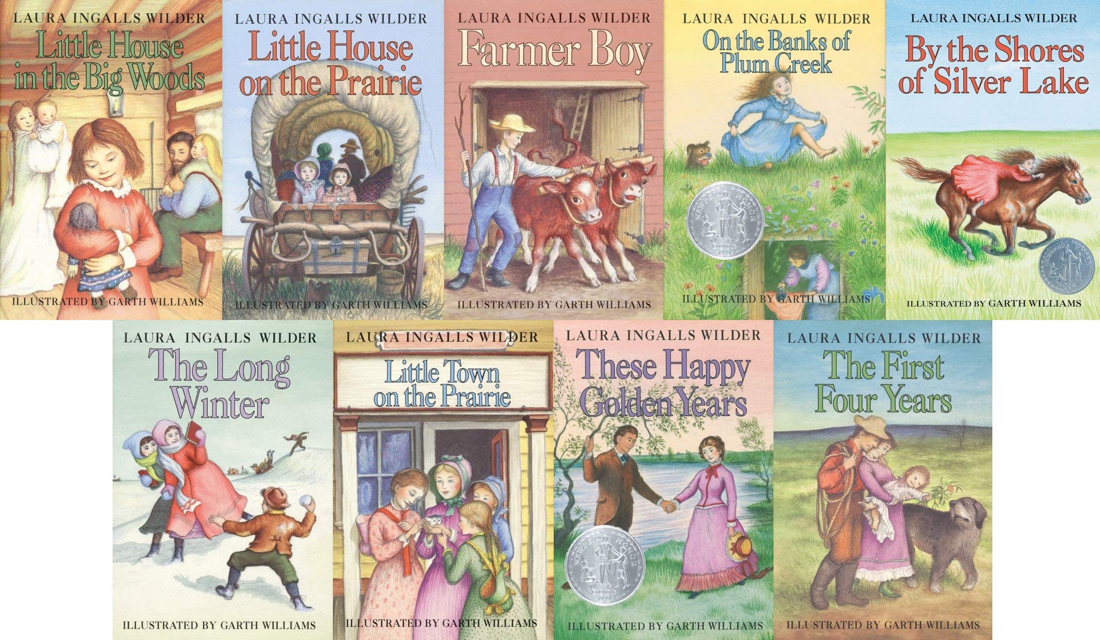 Books, Little House on the Prairie, series, Laura Ingalls Wilder