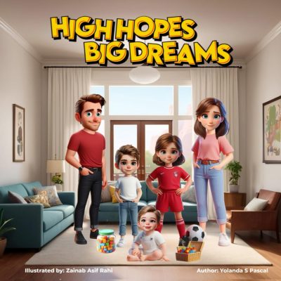 HIGH HOPES BIG DREAMS by Yolanda S. Pascal – Picture Books, Childrens Self-Respect & Determination Books, Childrens Self-Help Books