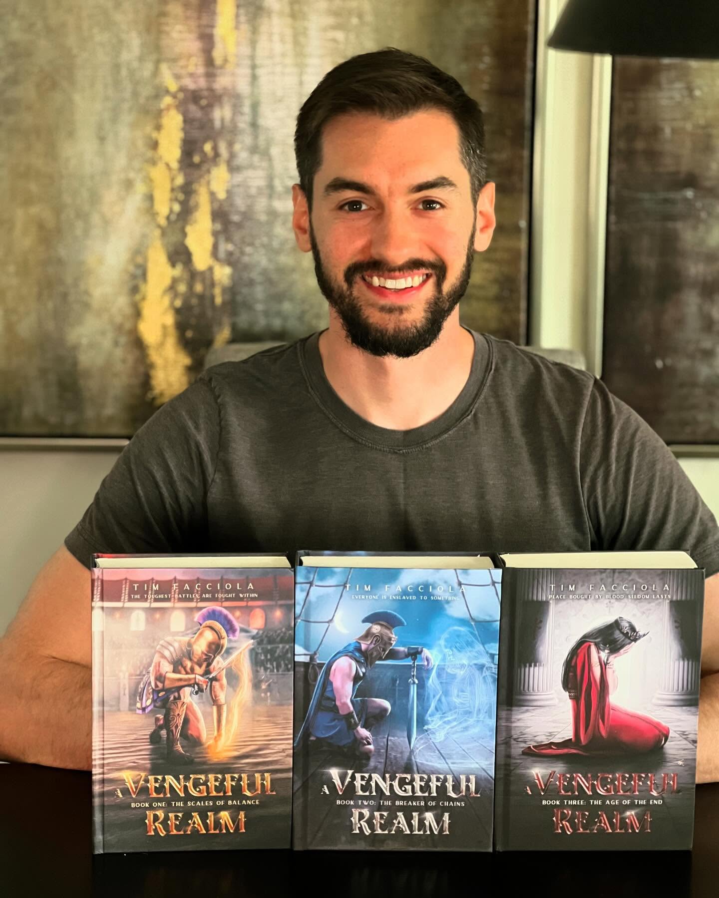 Books, Man, brown, beard, smile