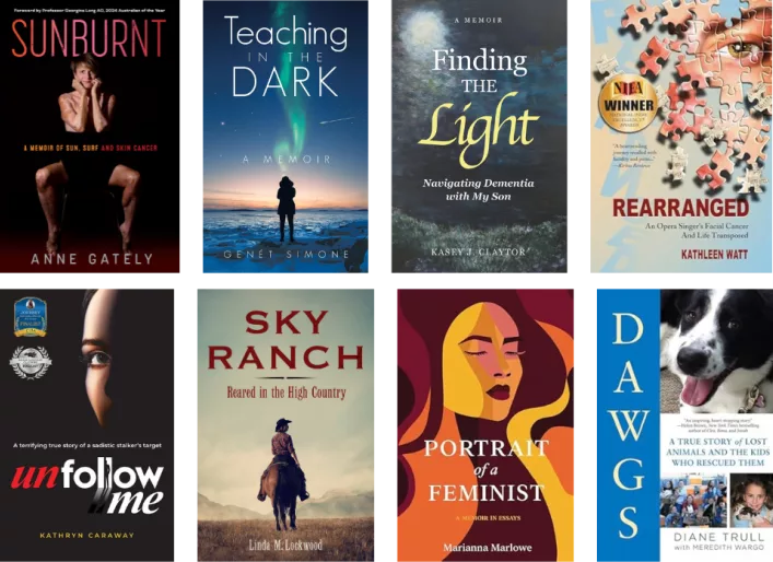 covers, books, dog, woman, northern lights, horse, woman