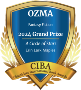 Ozma Grand Prize Badge for A Circle of Stars by Erin Lark Maples