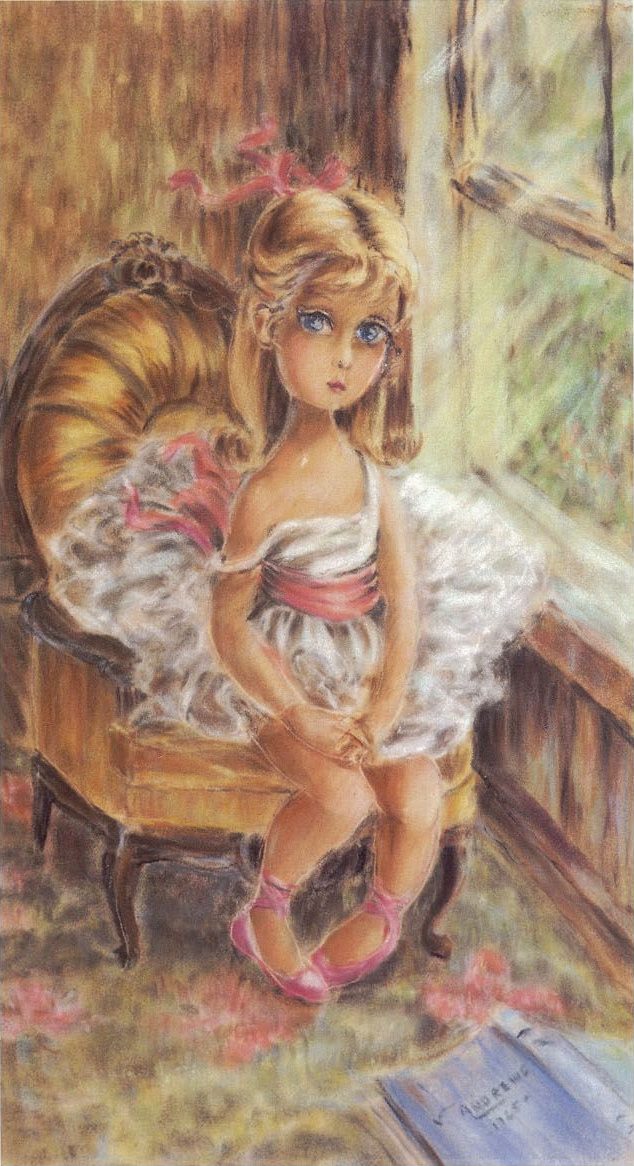 VC Andrews, painting, art, girl