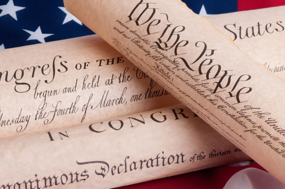 Declaration of Independence, paper, constitution