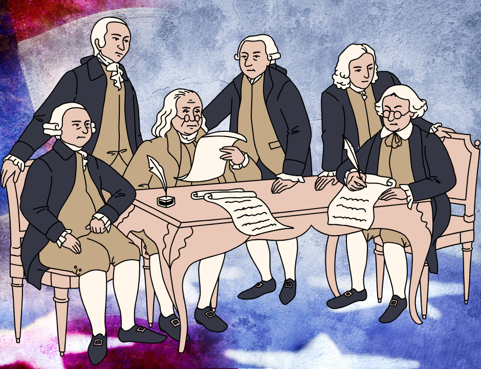 Founding Fathers, Red, White, Blue