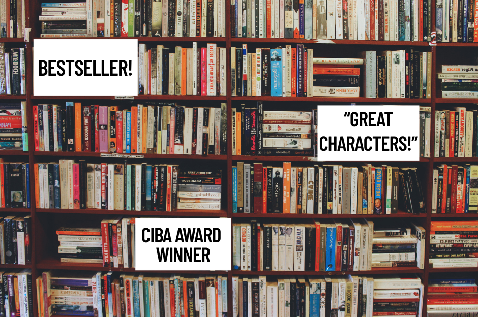 shelf talkers, books, bookshelves