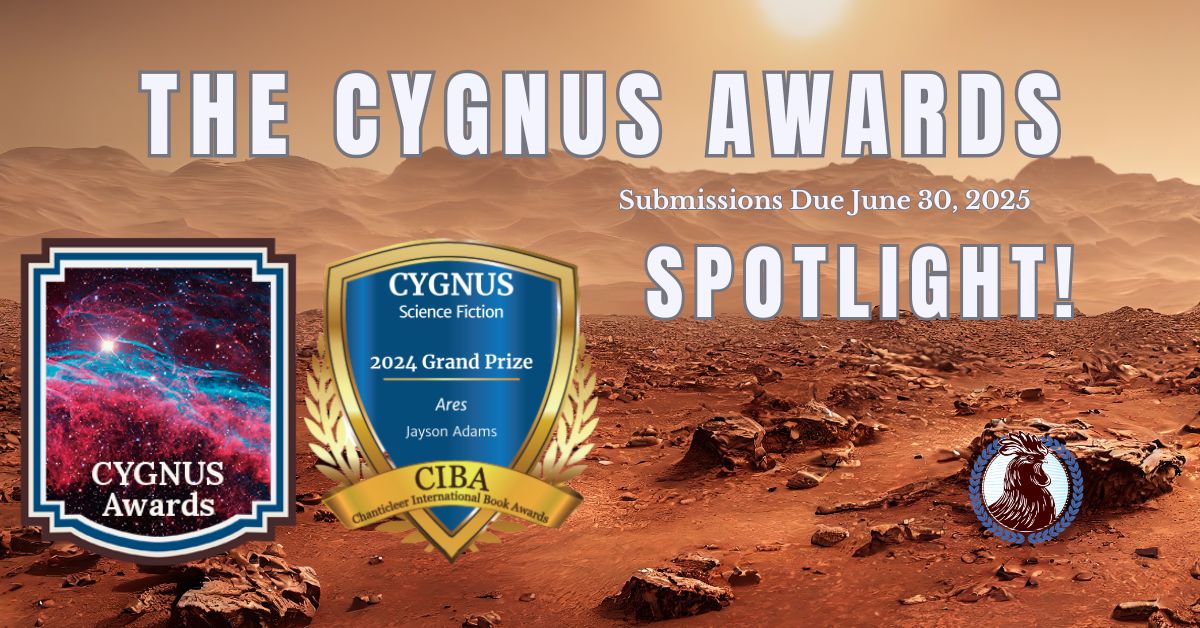 A Spotlight on the Chanticleer Int’l 2025 CYGNUS Book Awards for Science Fiction