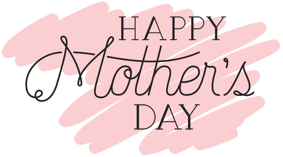 Happy Mother's Day, pink, script