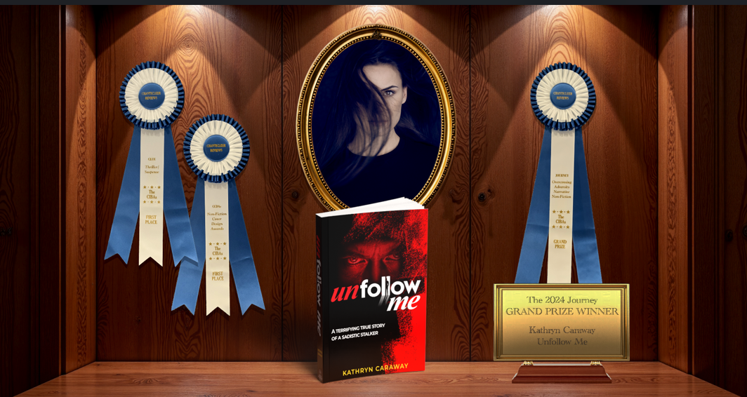 CIBA awards, portrait, cabinet, unfollow me, book