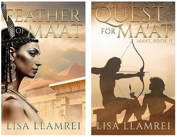 The Feather of Ma'at and the Quest for Ma'at covers