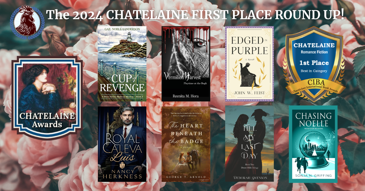 The 2024 Chatelaine First Place Round Up for Romance Fiction!