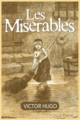 Le Mis, Les Miserables, girl, book cover, brown