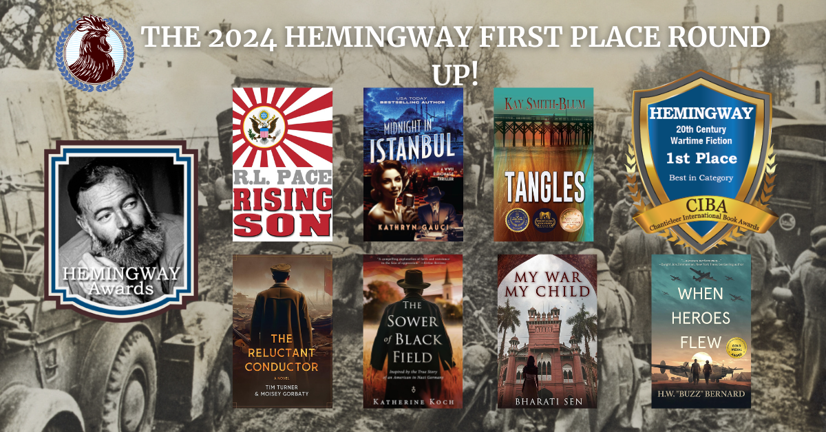 The 2024 Hemingway First Place Roundup for 20th & 21st c. Wartime Fiction