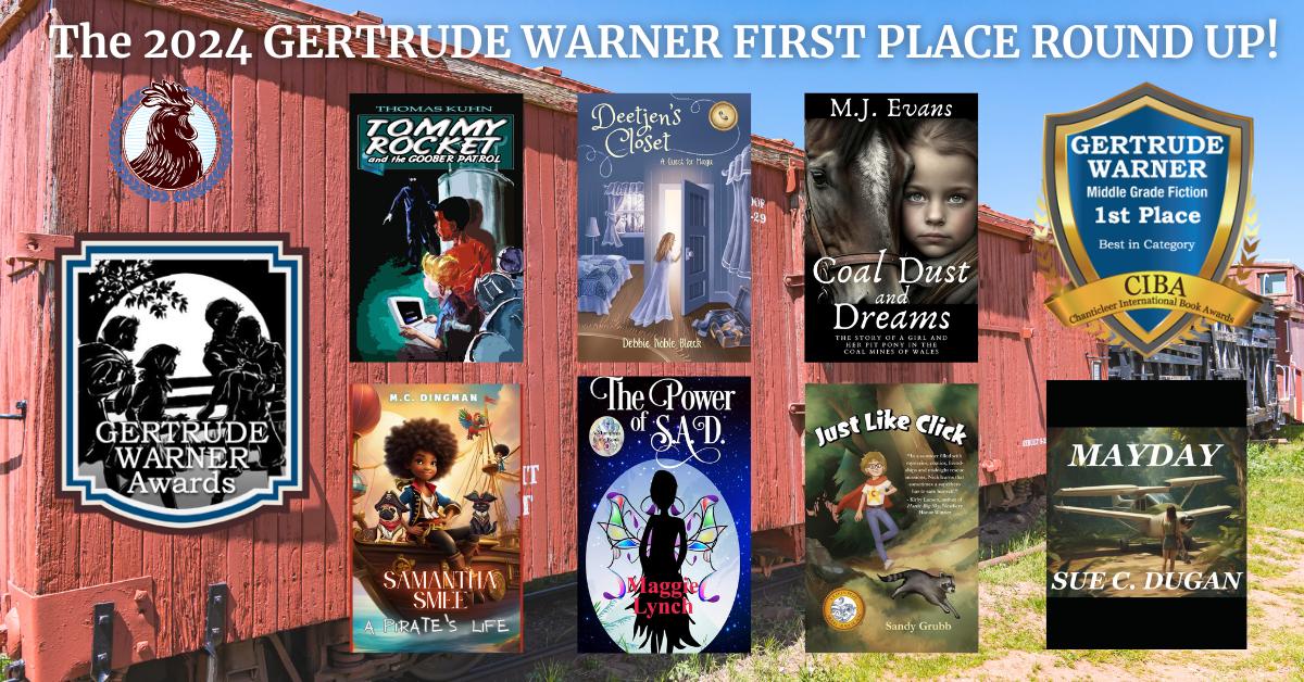 The 2024 Gertrude Warner First Place Round Up for Middle Grade Fiction!