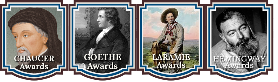 Chaucer, Goethe, Laramie, Hemingway, CIBA, Awards